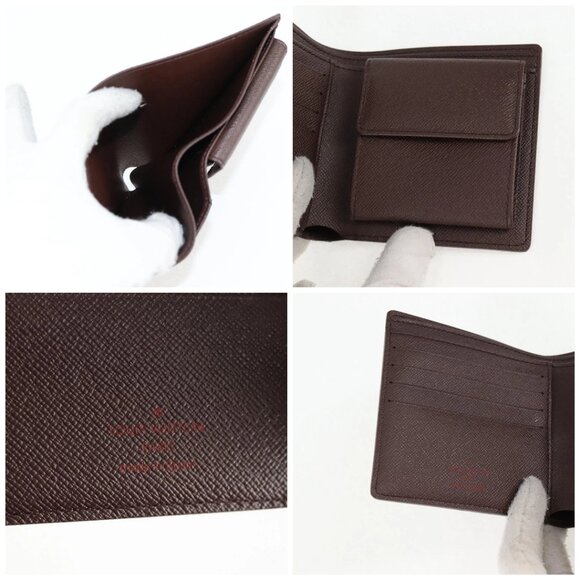 LOUIS VUITTON Damier Ebene Portefeuille Marco Bifold Wallet - Picture 11 of 14